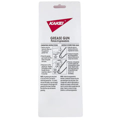KAKEI Chainsaw Bar Grease Gun translucent body for fill-level reference