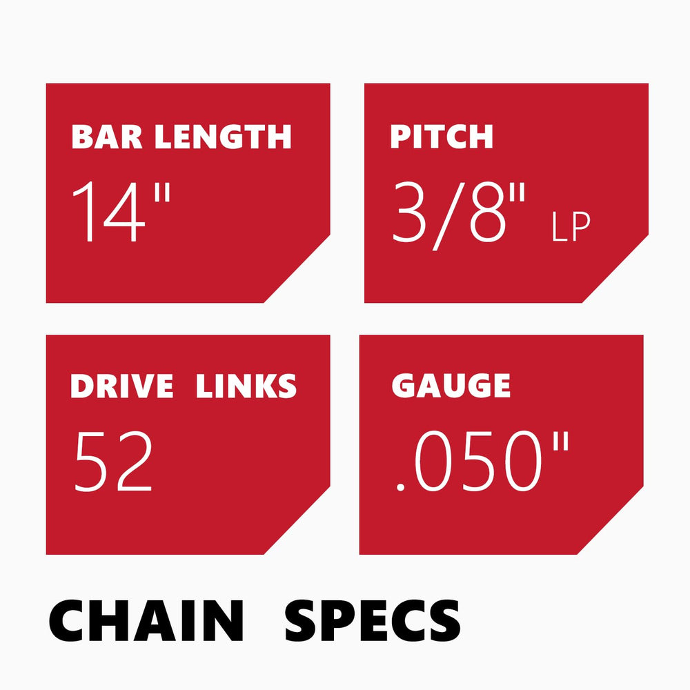 KAKEI Chainsaw Chain pack of three with premium German steel