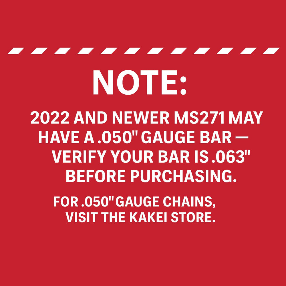 KAKEI Chainsaw Chain packaging with specifications