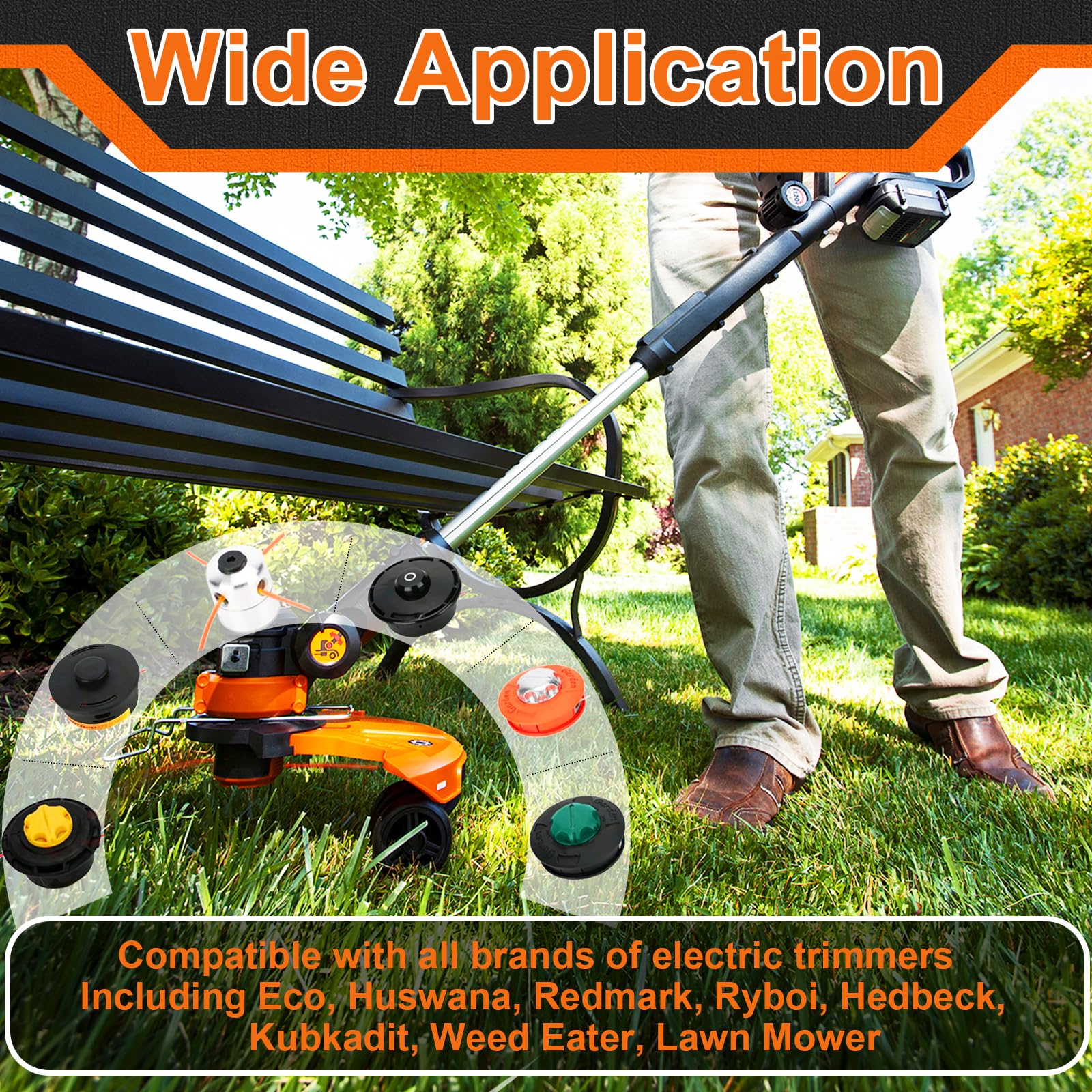 KAKO 065 Trimmer Line vibrant orange color display