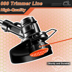 KAKO 080 Trimmer Line in use on grass
