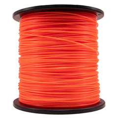 KAKO 080 Trimmer Line spool front view, orange nylon