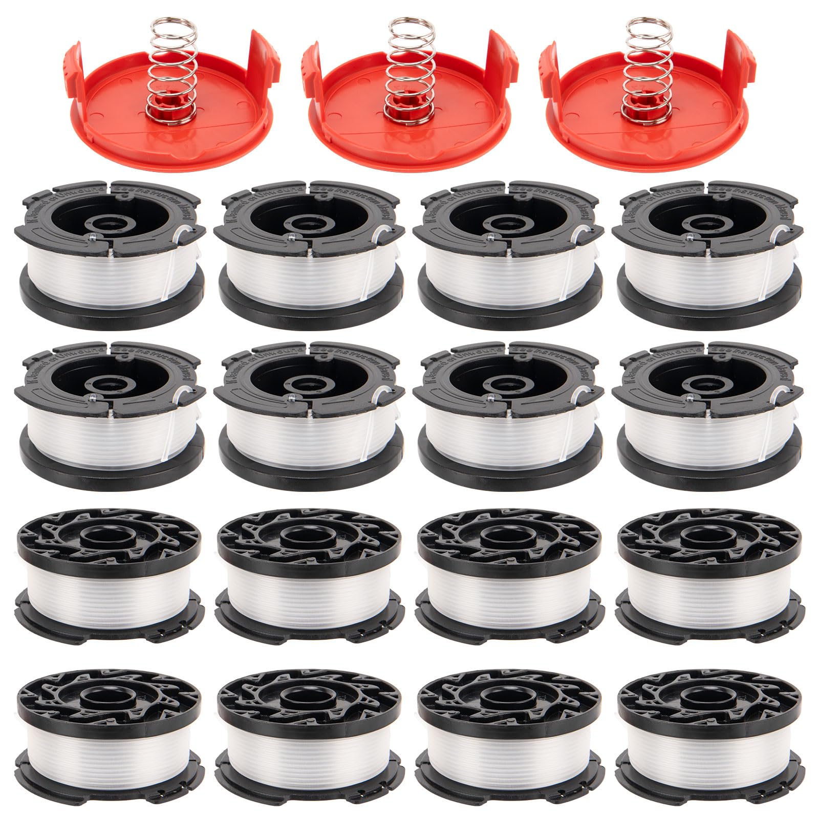 KAKO AF100 spool with 30ft nylon thread and packaging