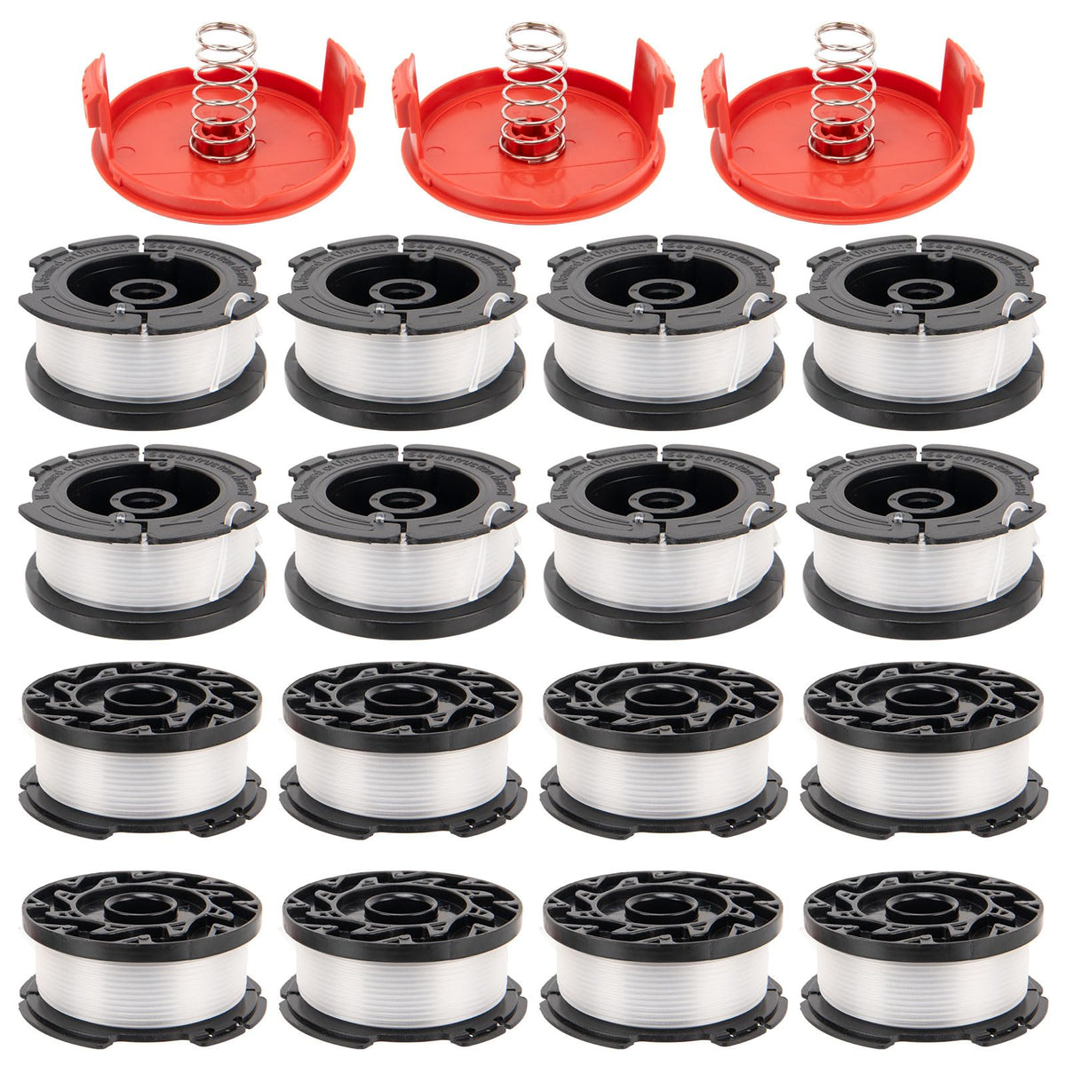 KAKO AF100 spool with 30ft nylon thread and packaging