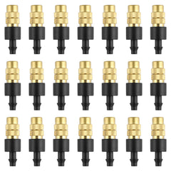 Kalolary 30PCS Adjustable Copper Misting Nozzles front view