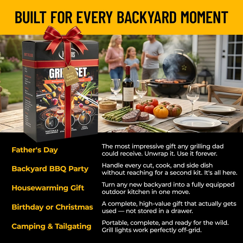 Kaluns BBQ blanket and apron in premium gift box