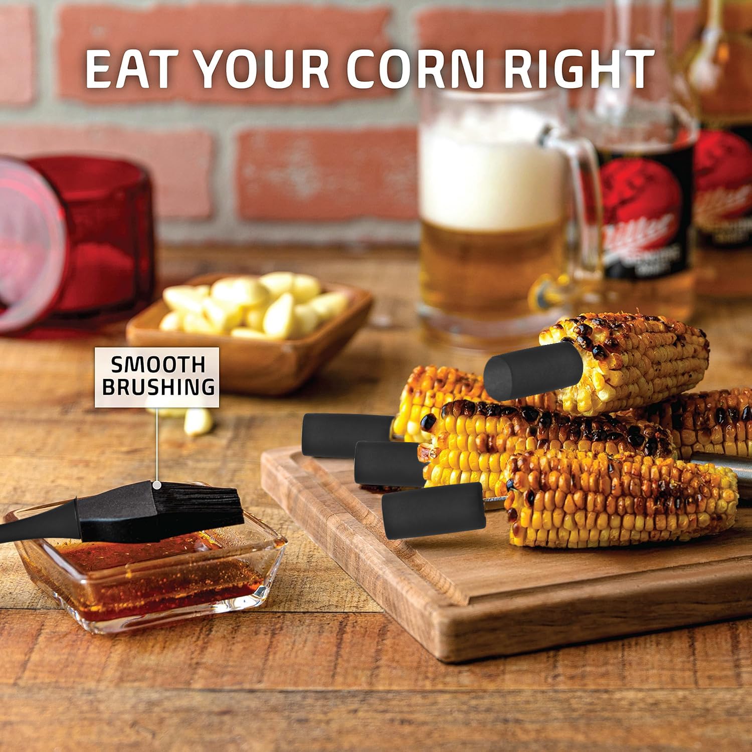 Kaluns BBQ tool set including corn holders and skewers