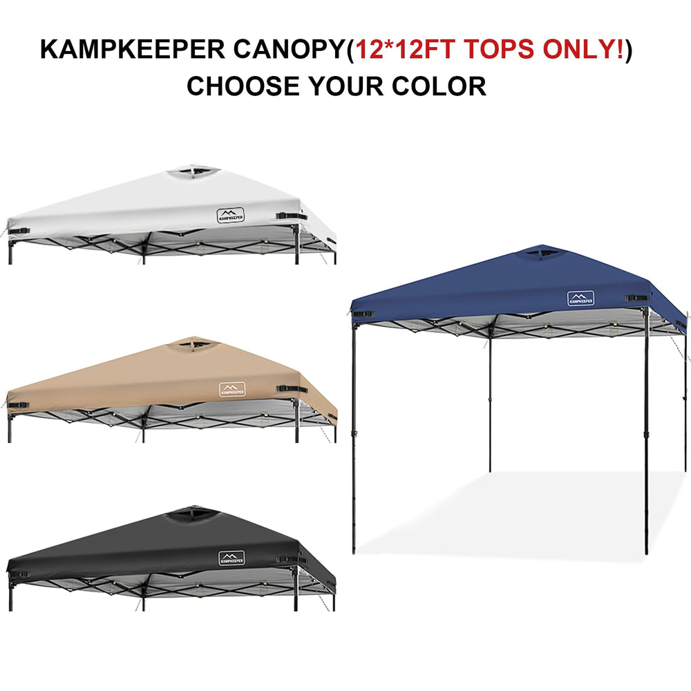 KAMPKEEPER 12x12 canopy top installation with velcro tabs