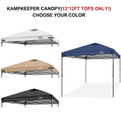KAMPKEEPER 12x12 canopy top installation with velcro tabs