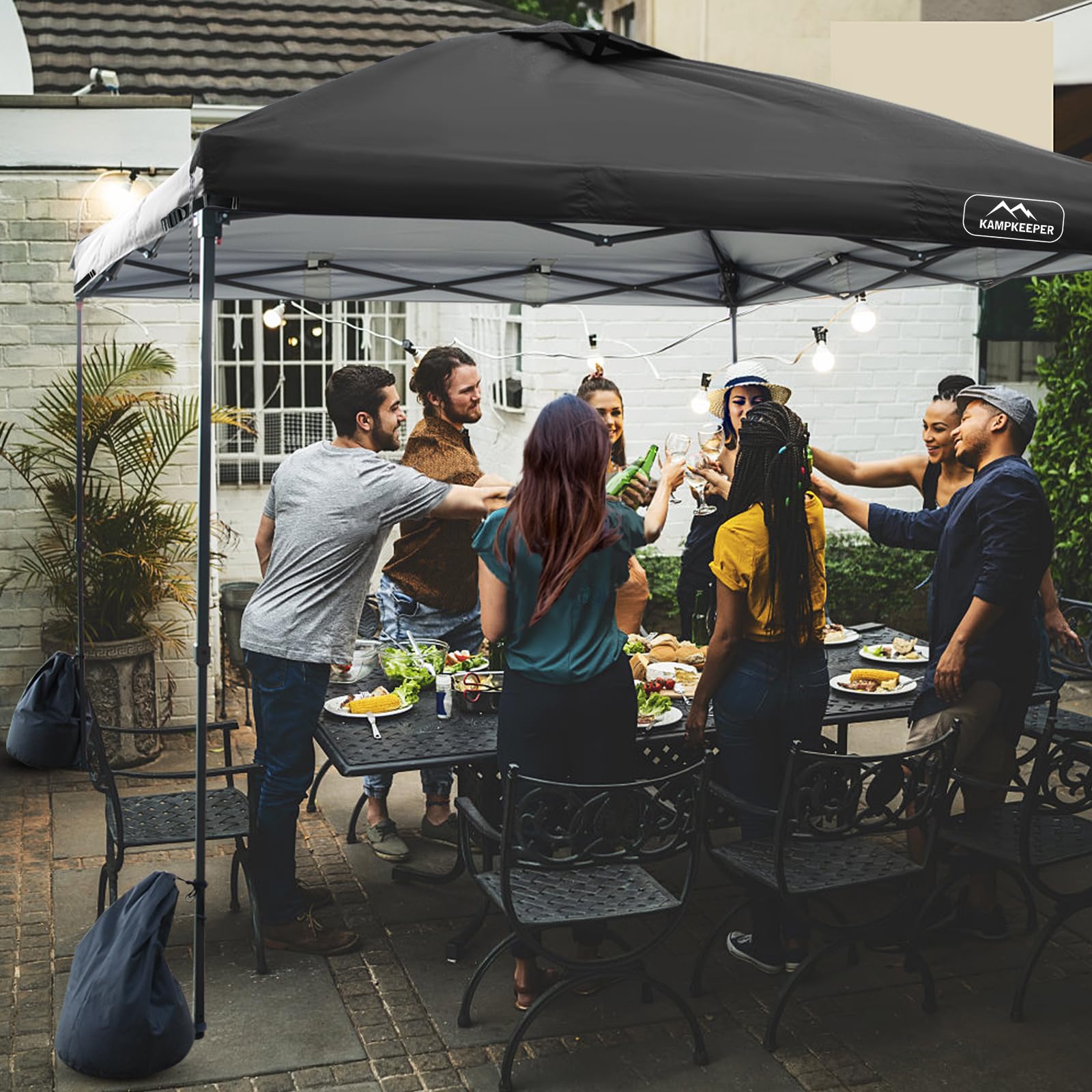 KAMPKEEPER canopy top in use at a BBQ