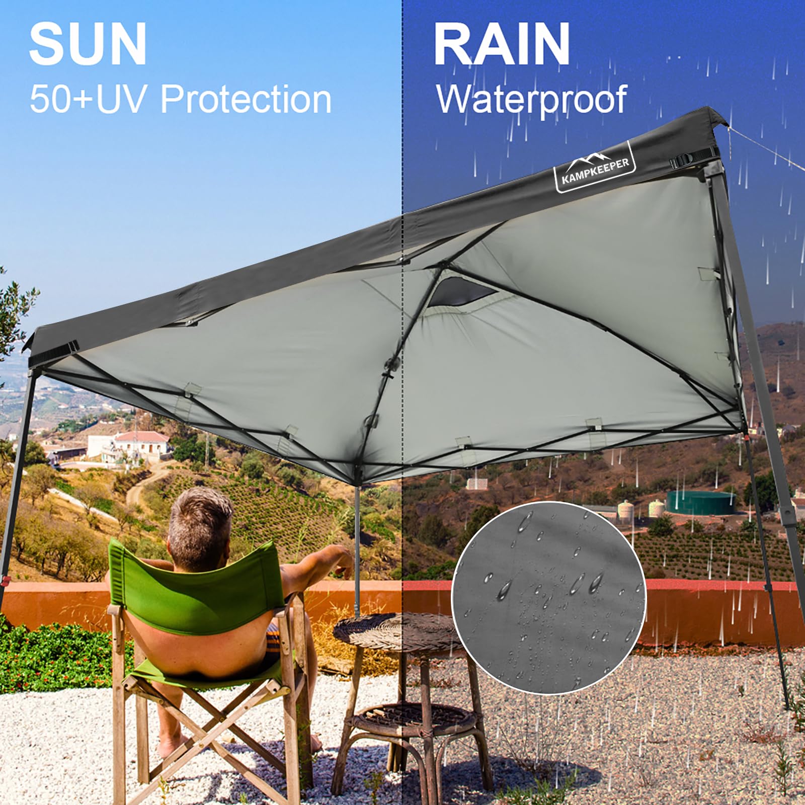 KAMPKEEPER canopy top showing air vent