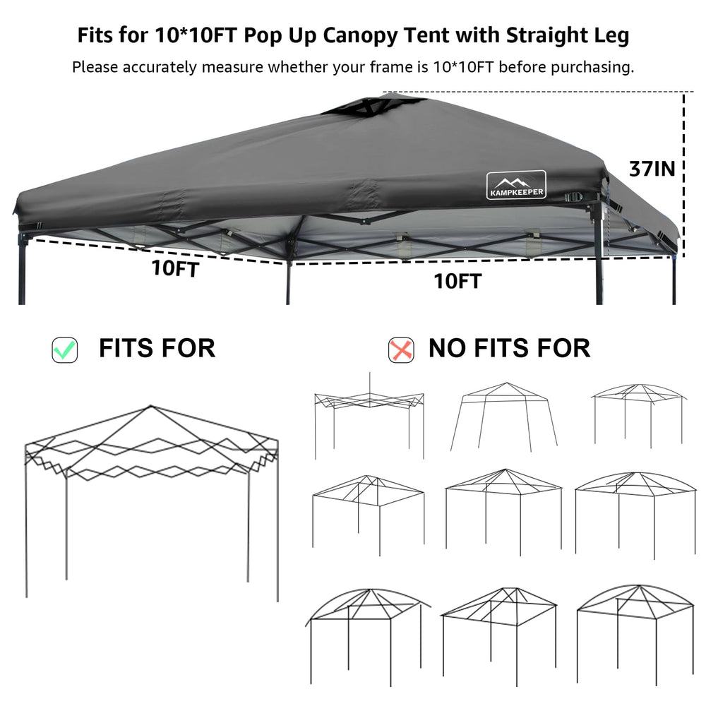 KAMPKEEPER replacement canopy on outdoor frame