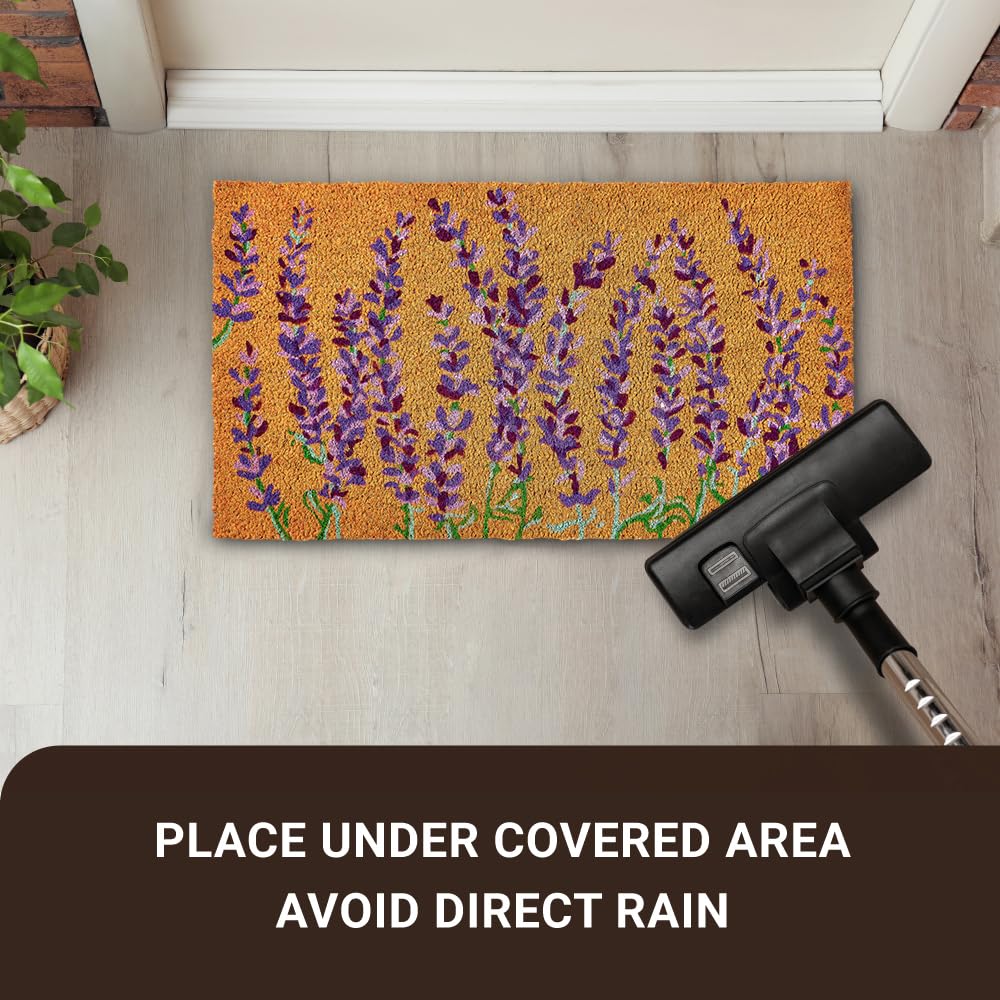 KANKUN Coco Coir Door Mat showing size dimensions