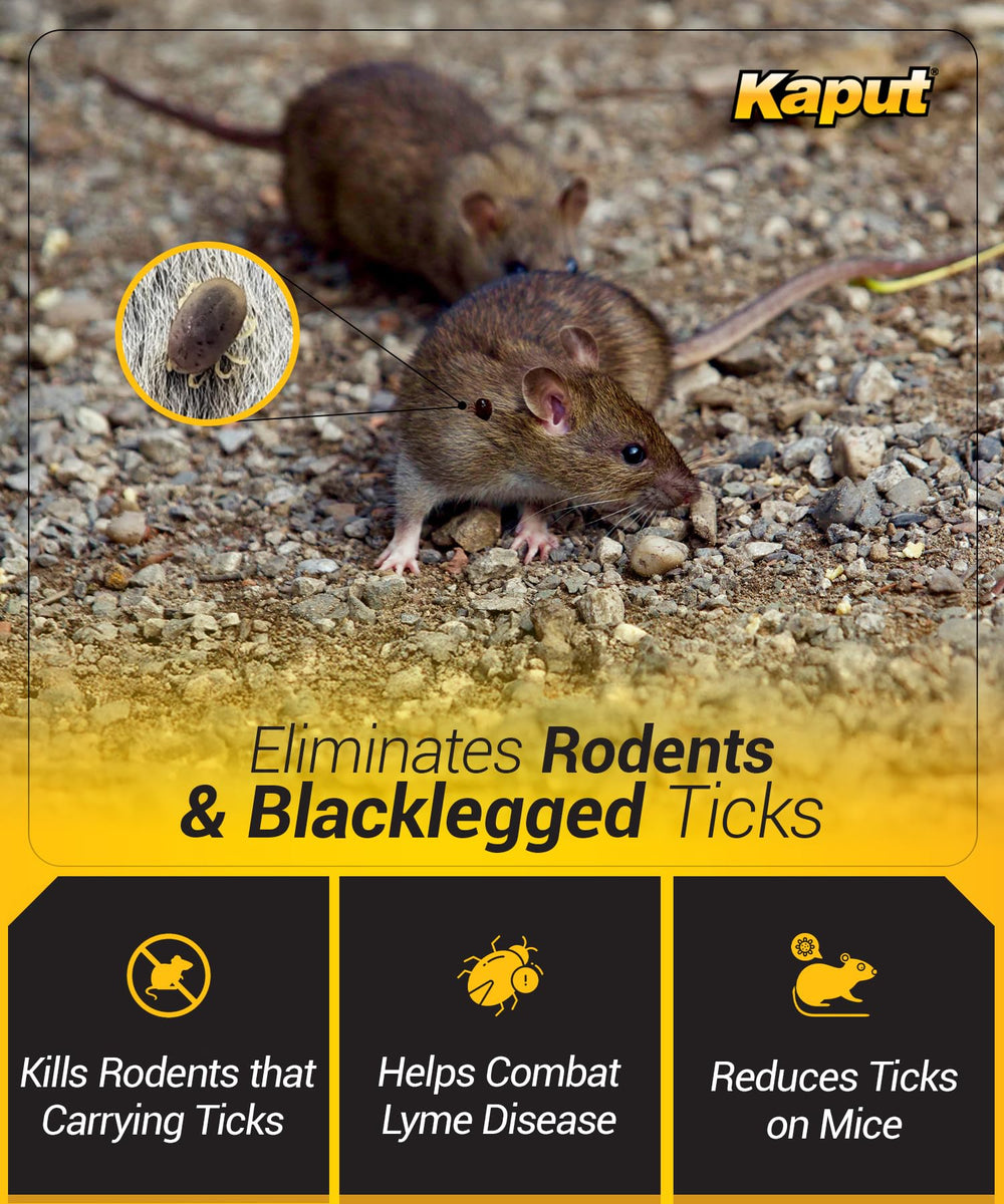 Kaput Rodent & Tick Bait Blocks side view