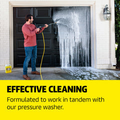 KÄRCHER House & Siding Cleaner in use with pressure washer