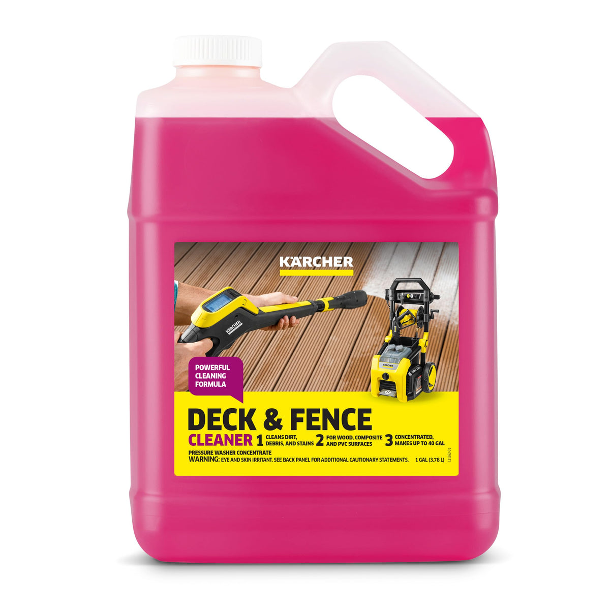 KÄRCHER Wood & Fence Cleaner concentrated detergent bottle front view