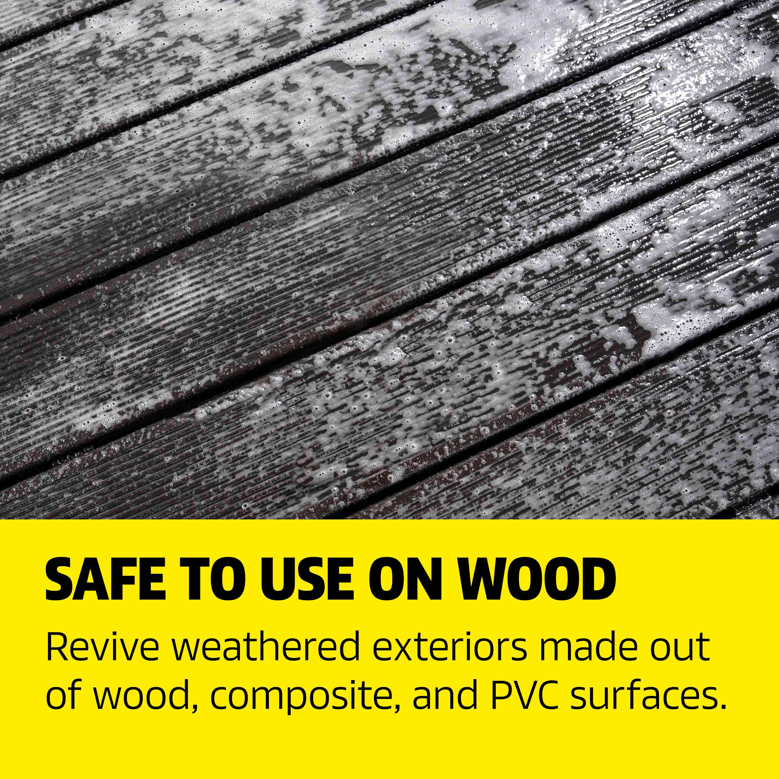 KÄRCHER Wood & Fence Cleaner in a pressure washer setup