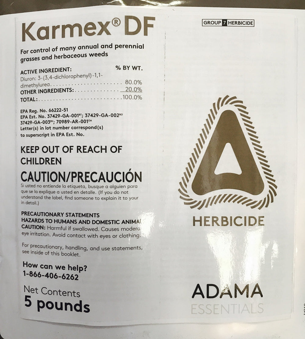 Karmex DF 80% Diuron 5lb bag front view