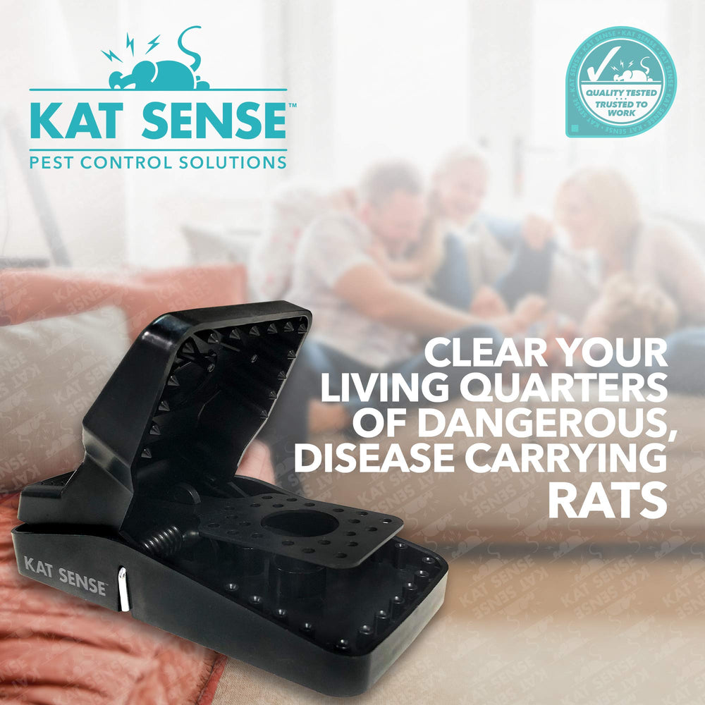 Kat Sense Rat Trap set in a garden setting
