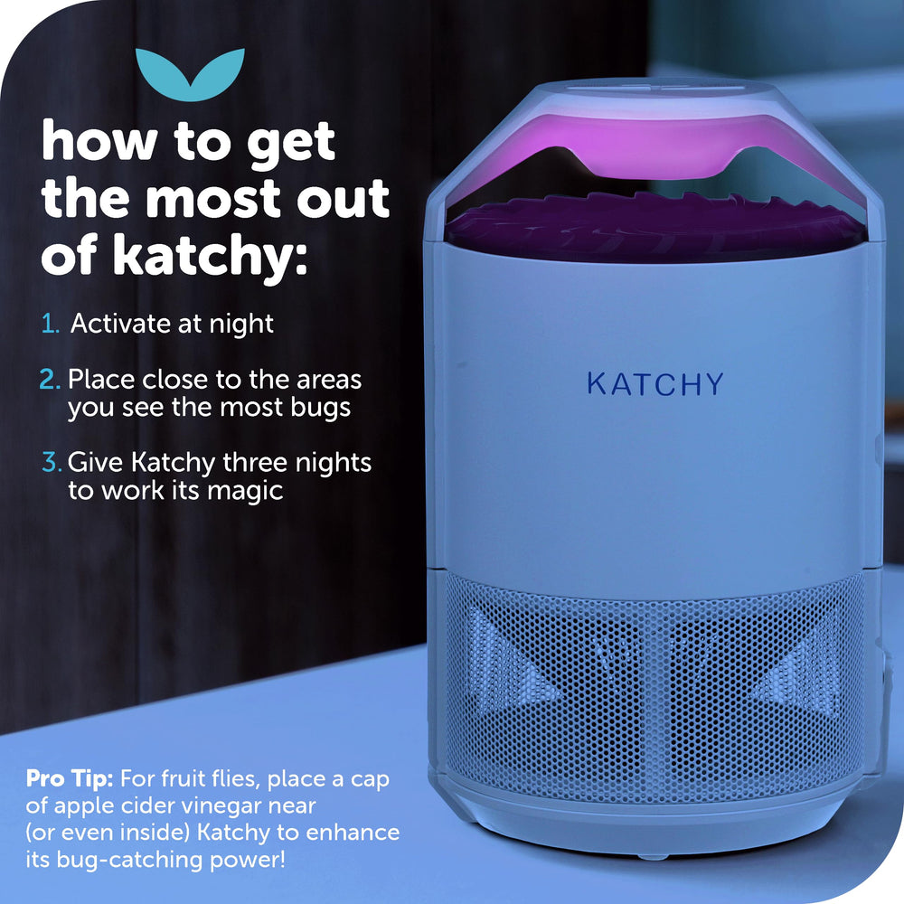 KATCHY Indoor Insect Trap dimensions 25.3 x 13.7 x 13.6 cm