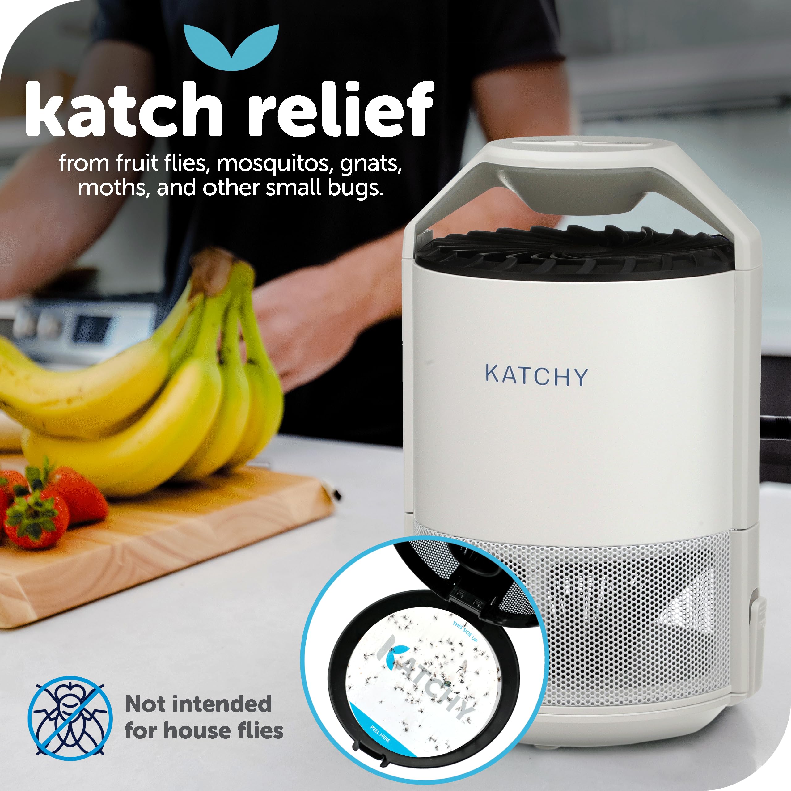 KATCHY Indoor Insect Trap showcasing UV light feature