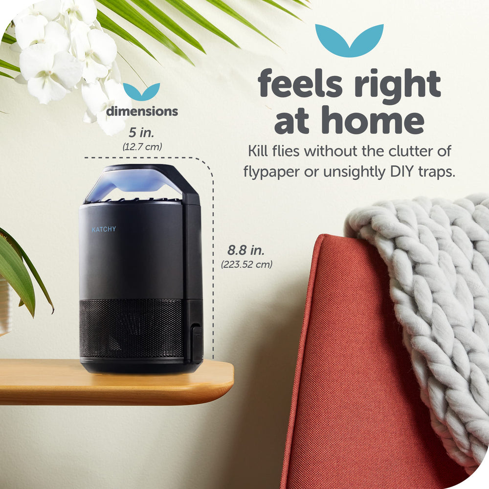 KATCHY Midnight Indoor Insect Trap decorative placement in office