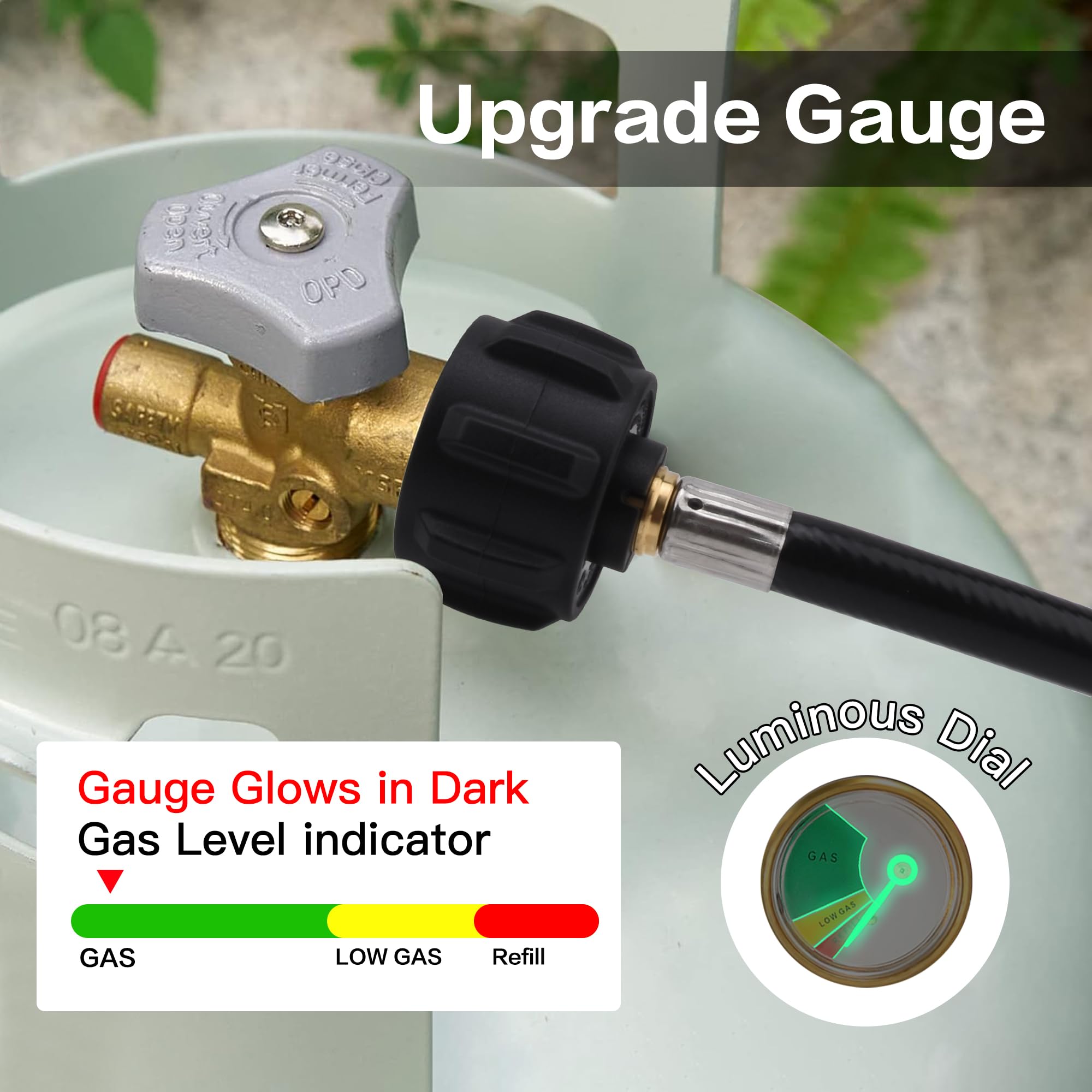 KAVAKARA propane refill adapter in use on a camp stove