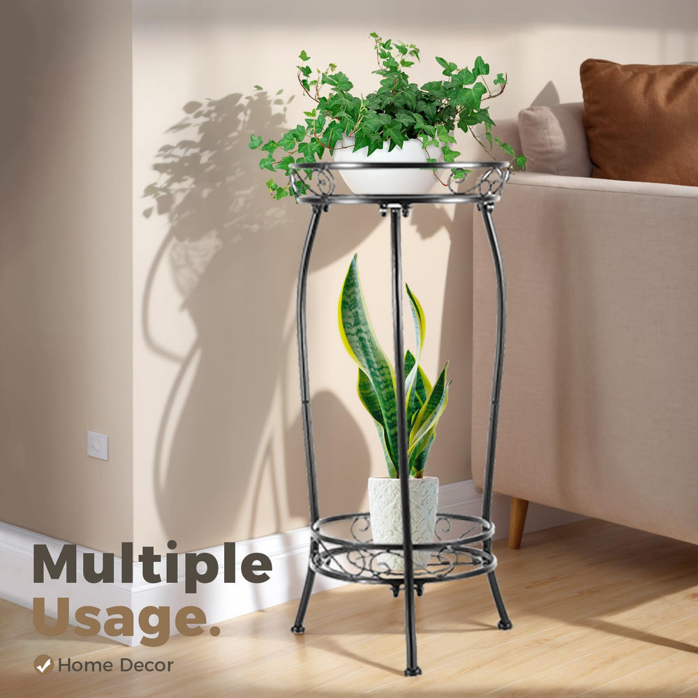 Kavlium Plant Stand in outdoor garden setting