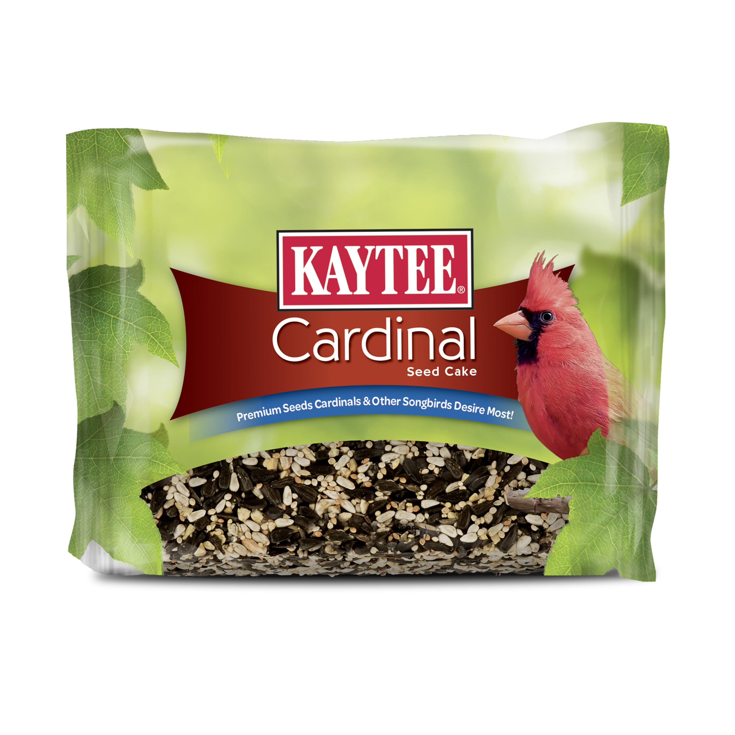 Kaytee Cardinal Seed Cake front view with packaging