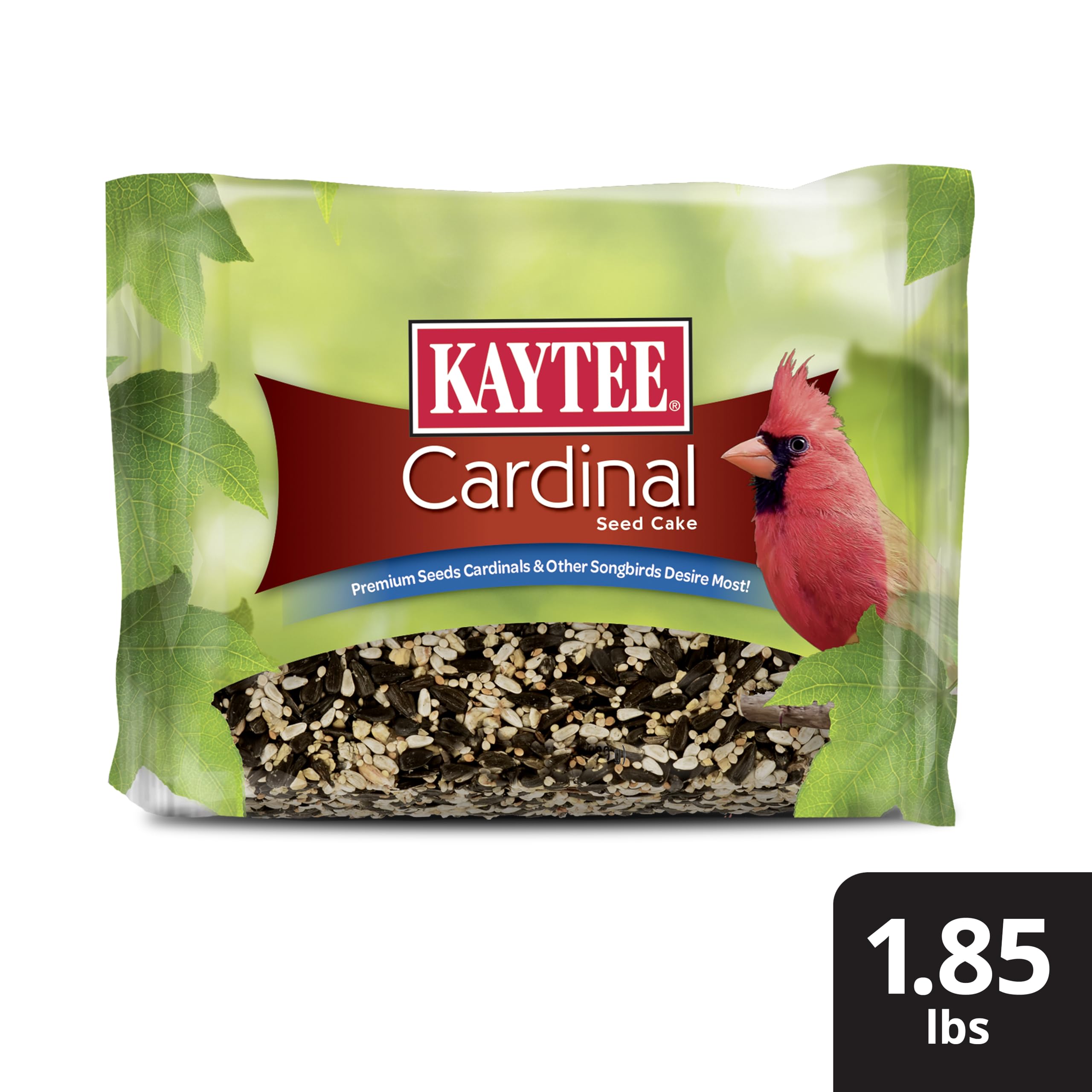 Kaytee Cardinal Seed Cake in outdoor setting