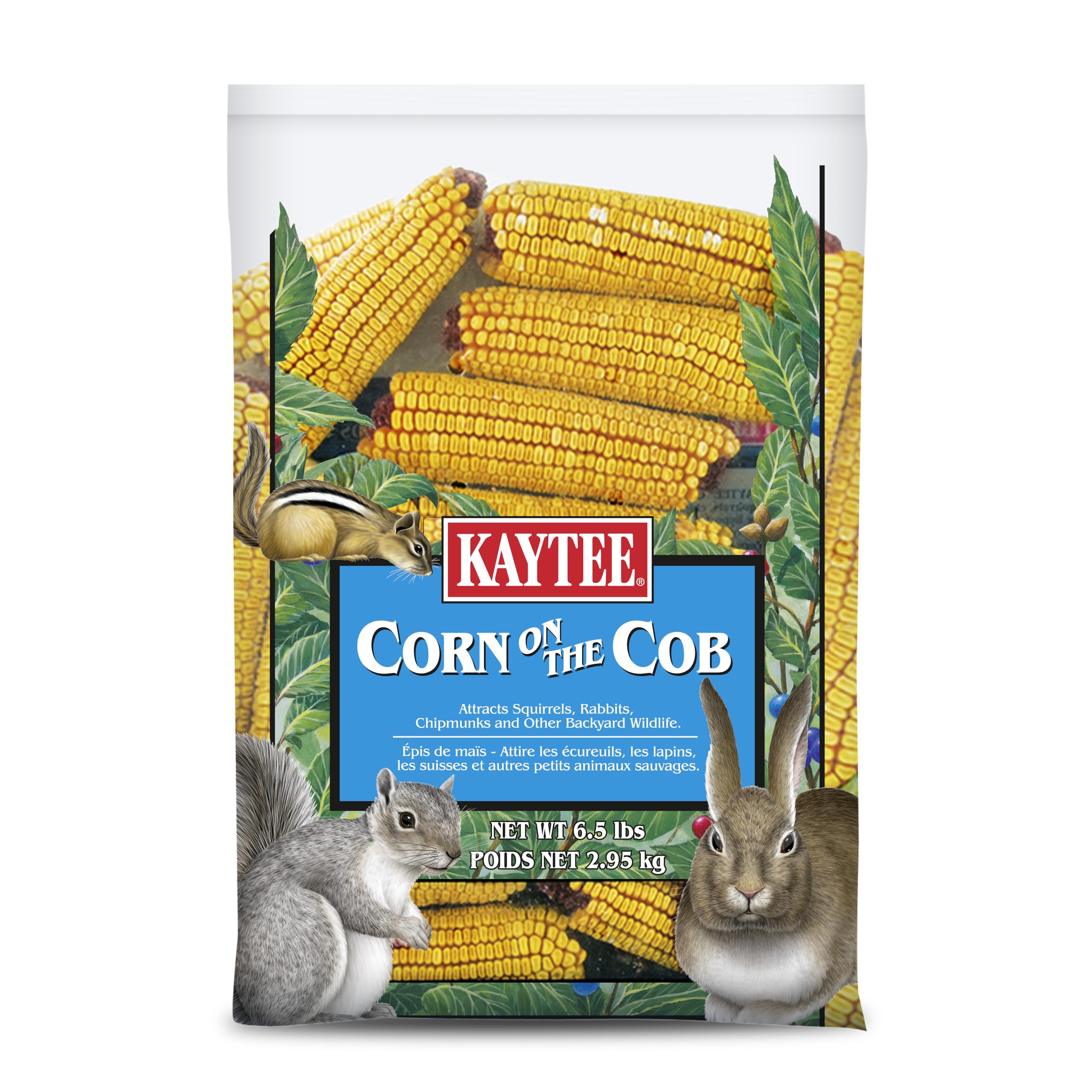 Kaytee Corn on the Cob 6.5 lb package front view