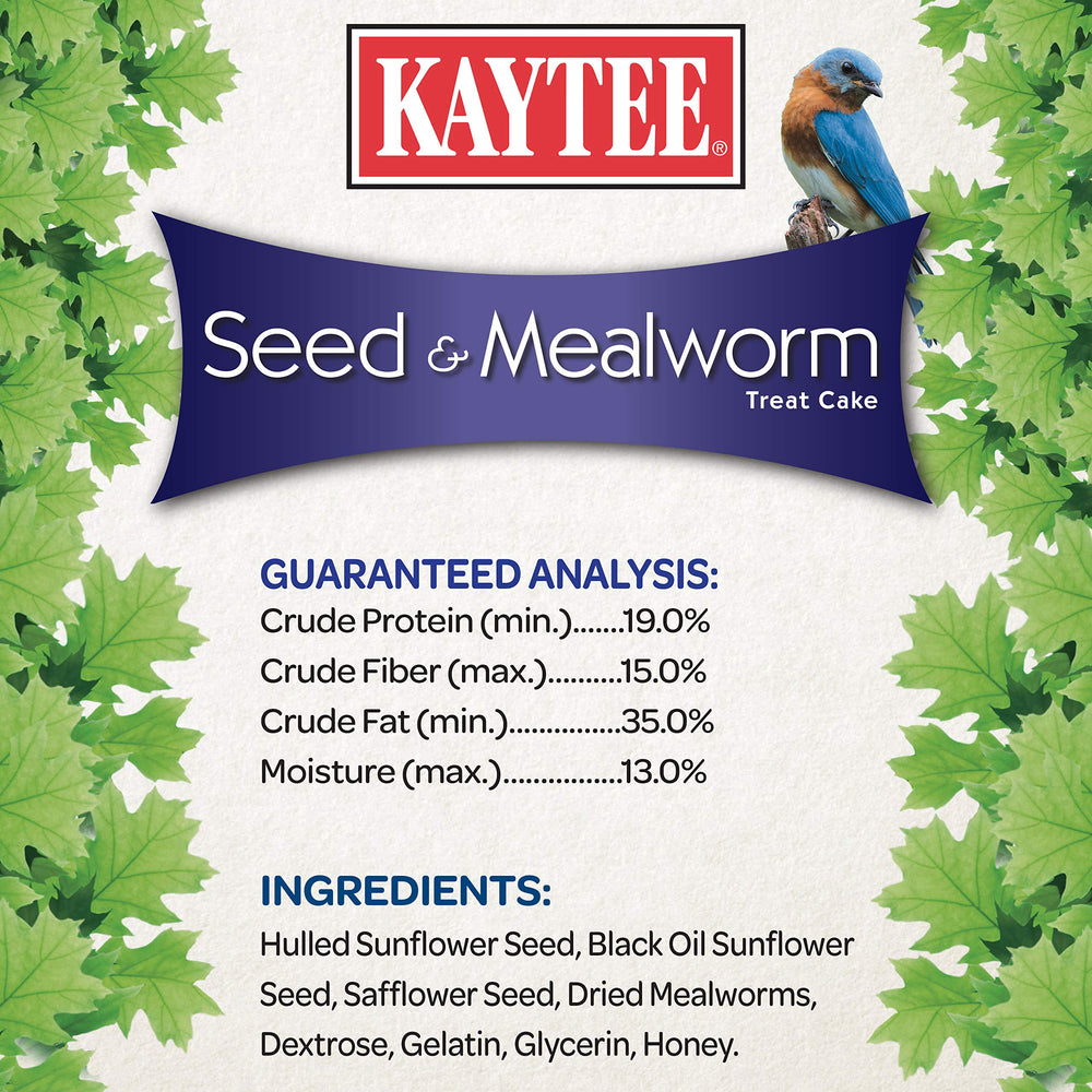 Kaytee Seed Cake side view showing chunk form