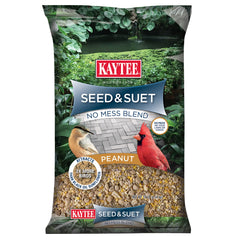 Kaytee Seed & Suet No Mess Blend 10 lb package front view