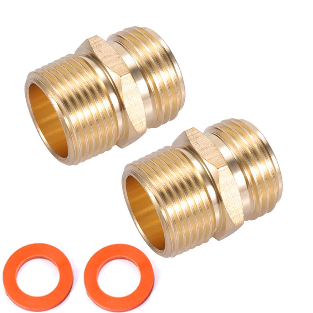 Kbrotech 3/4” GHT Male to 3/4” NPT Male Connector front view