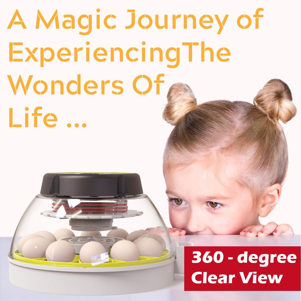 KEBONNIXS 12 Egg Incubator in use with eggs