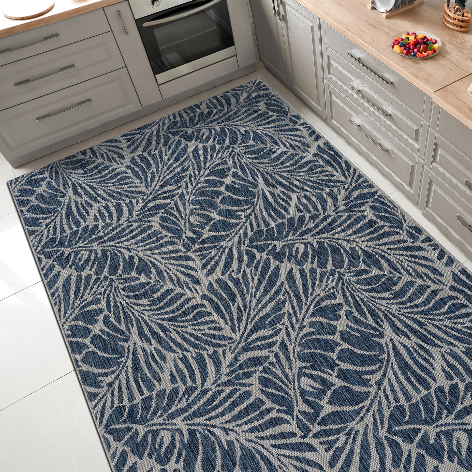 Keen Home Design Waterproof Rug folded showing packaging