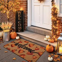 Kelarea Welcome Door Mat with autumn design