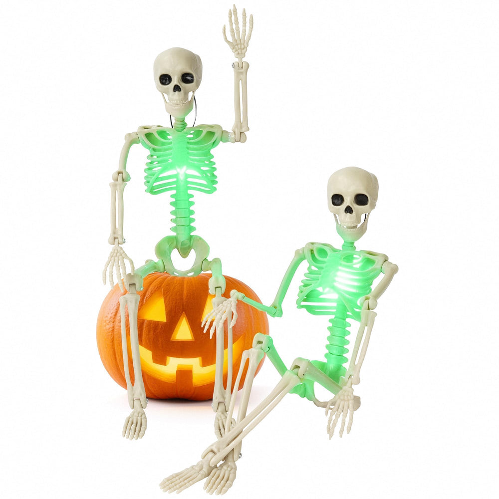Kelool 16-inch light up skeleton decoration front view