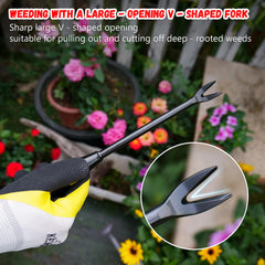 Kemaier Weeding Tool sturdy stainless steel construction