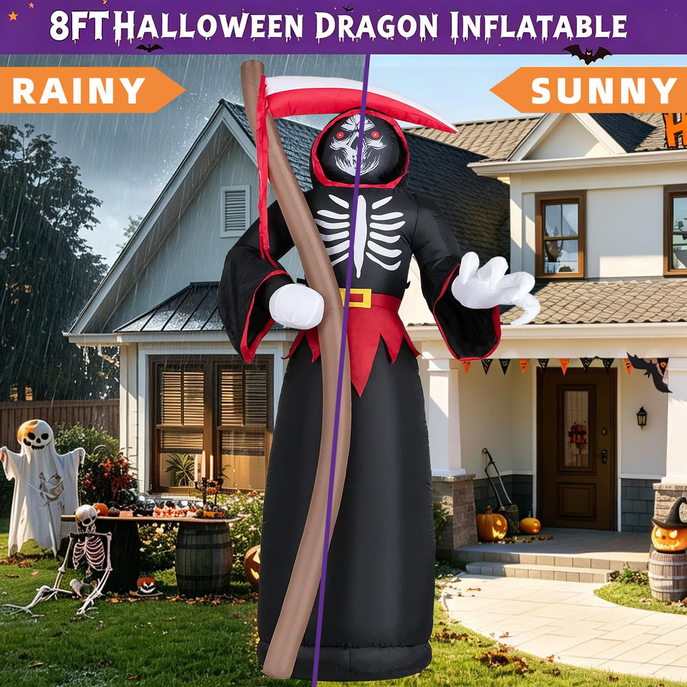 Kendane 8FT Grim Reaper inflatable with packaging