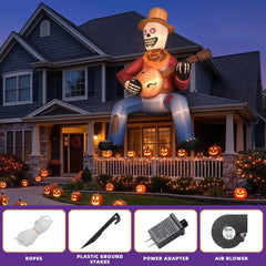 Kendane Inflatable setup with ground stakes