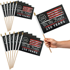 KERDA 250th Anniversary USA Flag 5.5x8.2 inch front view