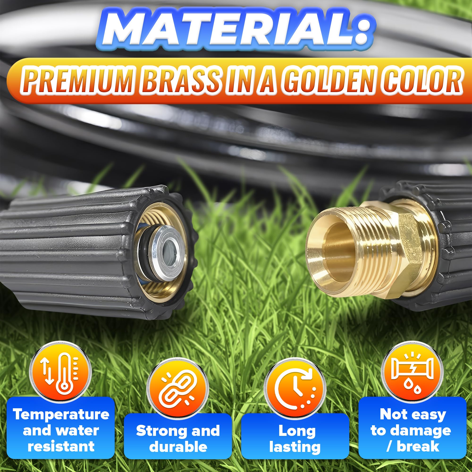KETAR M22 Pressure Washer Hose Adapter installation example