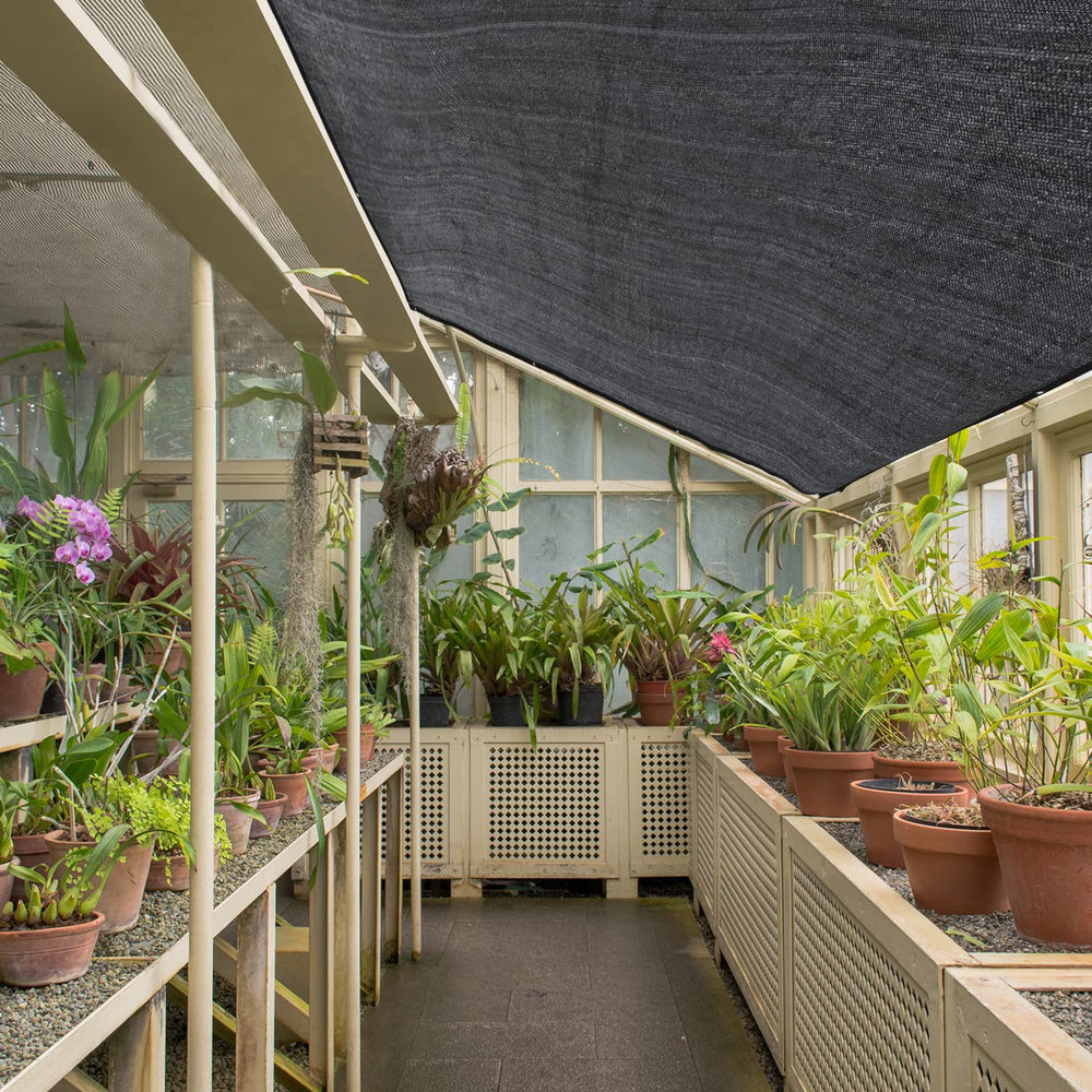 Keten Garden Shade Cloth in use at a swimming pool