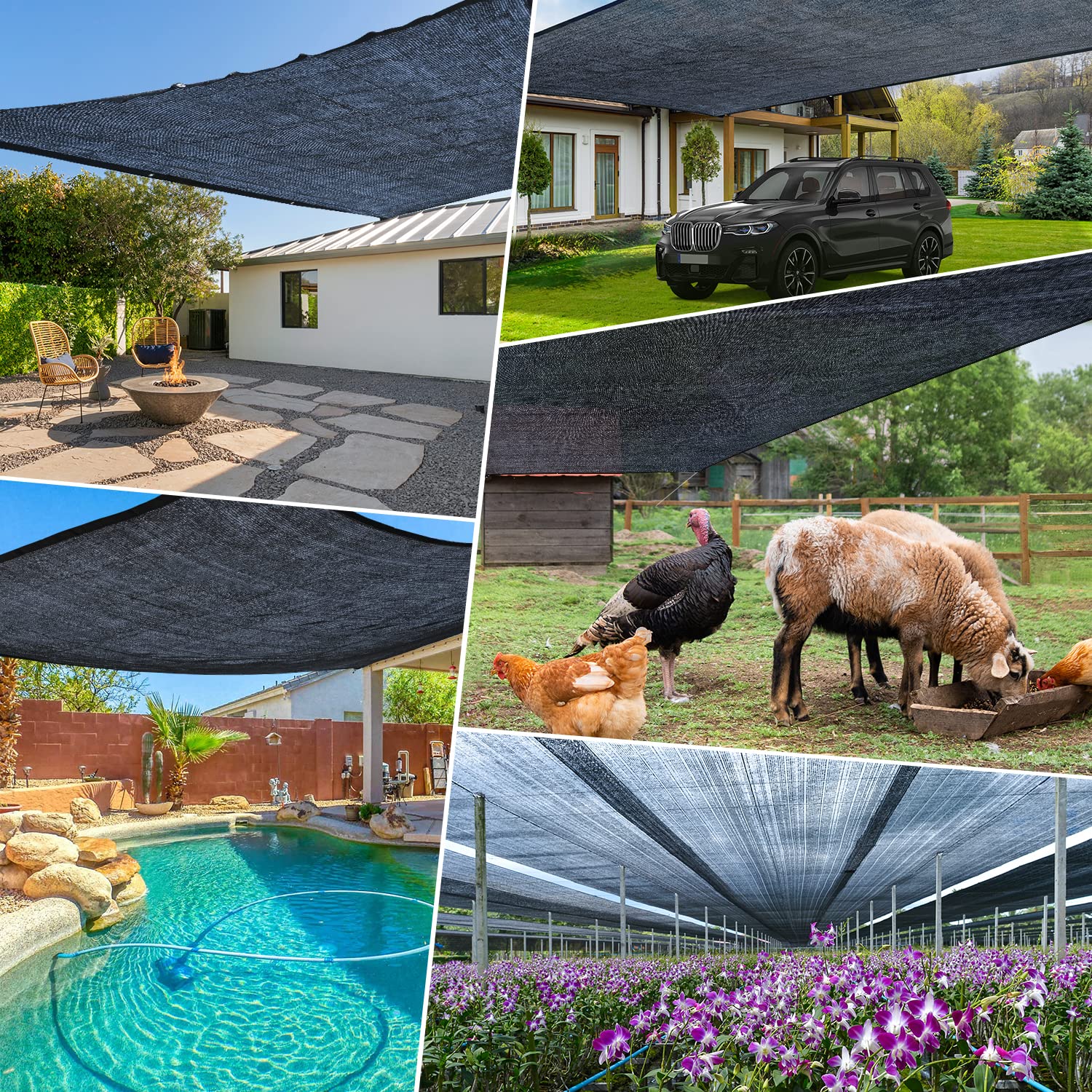 Keten Shade Cloth demonstrating UV protection