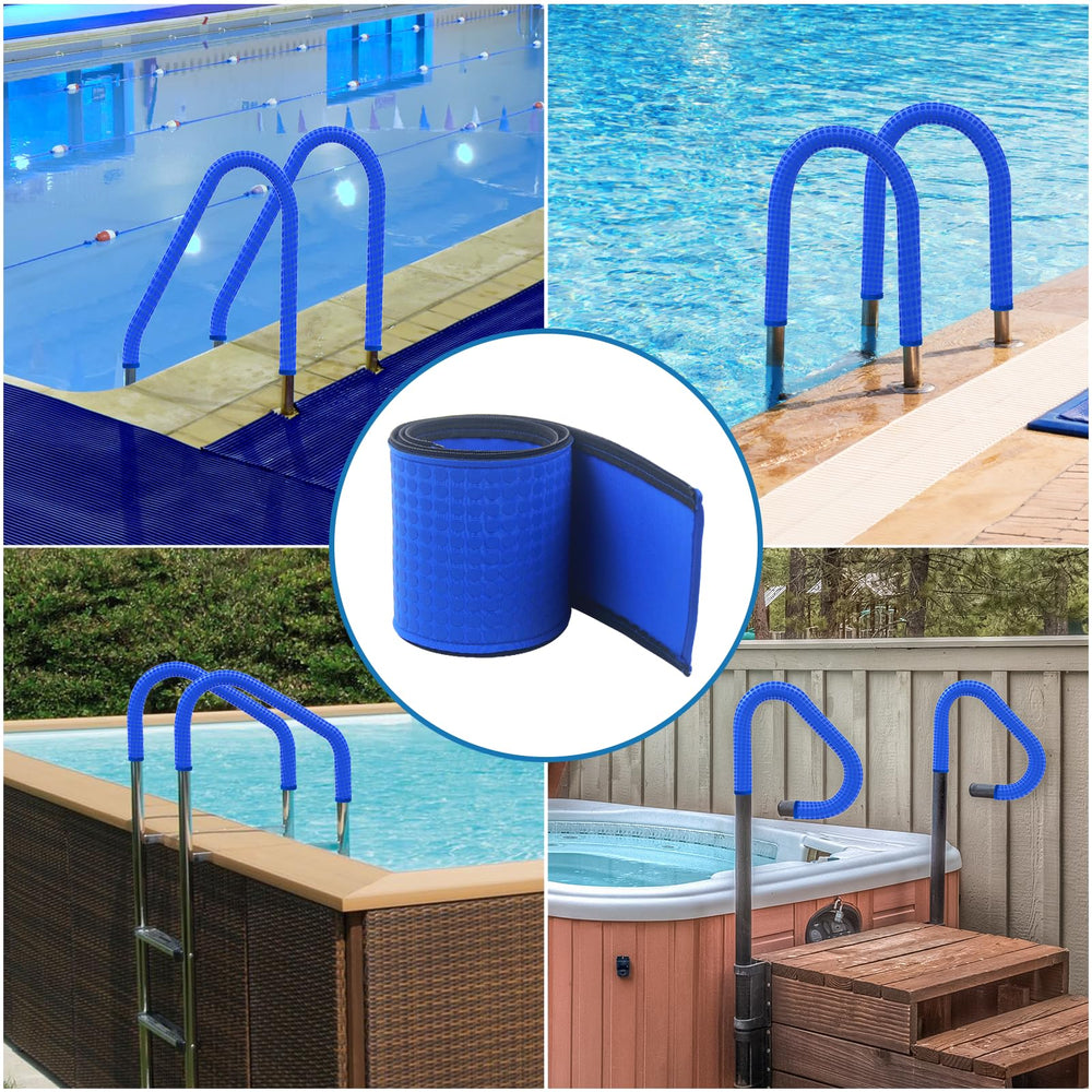 KETNET Pool Handrail Cover displayed with other pool accessories