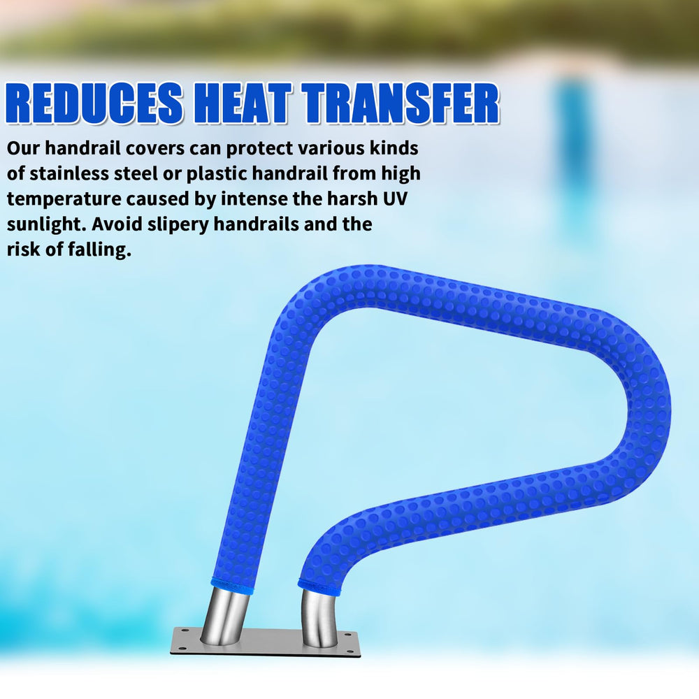 KETNET Pool Handrail Cover installation process