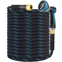 KETTOYA 50 ft non-expanding garden hose blue model front view