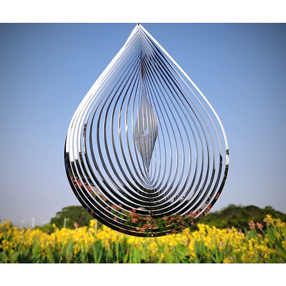 Kexsscai reflective wind spinner spinning in the breeze