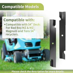 Keycci 038-0005-00 mower blades close-up